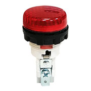 S224NK, Арматура сигнальная красная 22мм (под винт и пайку)