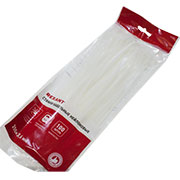 07-0250, Хомут-стяжка кабельная нейлоновая 250 x3,6мм, белая, упаковка 100 шт.