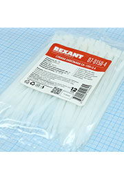 Стяжка 3.6*150 белая (100 шт), 07-0150-4