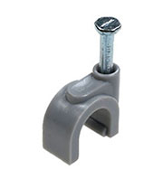 NC-2N, скоба с гвоздем для кабеля 8 мм (ANC-08N)