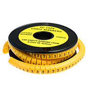 EC-3 "3", маркер для кабеля  "3"  250шт