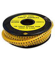 EC-1 "6", маркер для кабеля  "6" 1000шт