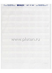 LAT-17-361, Маркировка кабельная самоклеющаяся (1лист) (1000/15/1)