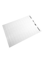 CR-105-LSR, 602818-000 маркер самоламинир. 19*25мм, белый, лазерн. печать