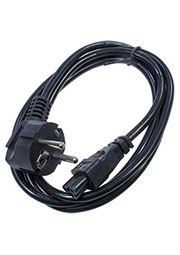 PC-186-ML12, Кабель питания (сетевой) 220В, 10А  для ноутбуков, 1.8 м