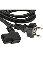 SCZ ПРЯМ.-УГЛ.1  3М.   3Х0.75, CEE7/7 - IEC C13 angle