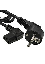 SCZ УГЛ.-УГЛ. 5М. 3Х0.75, CEE7/7 angle -IEC C13 angle