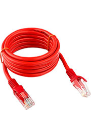 PP12-2M/R, Патч-корд, 2м  cat.5e, литой многожил , красный