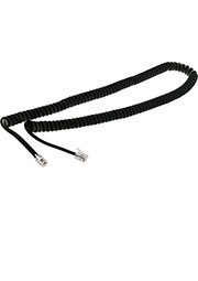 18-2073, Шнур витой телефонный для трубки 4Р4С, L=7.00м., черный