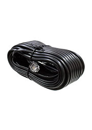 18-3152, Телефонный удлинитель 6P4C,L=15.00м., черный