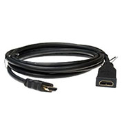 XYC141 GOLD 1.8M, Кабель HDMI M-F вилка-гнездо 1.8м