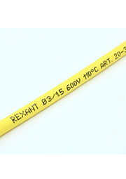 Трубка термоусадочная 3,0/1,5 желтая, 20-3002