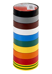 Temflex 1300 15mm grey, универсальная изолента серая 15мм х 10м х 0,13мм