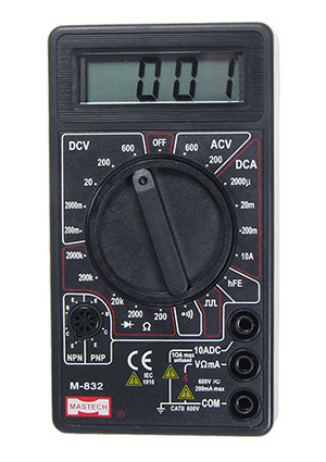 M832, Мультиметр цифровой