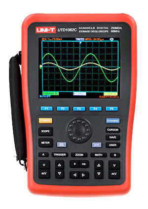 UTD1062C, Осциллограф цифровой портативный, 2 канала x 60МГц