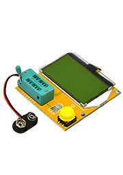 LCR-T4 + корпус, Тестер LCR(RLC)  электронных компонентов, включая ESR конденсаторов