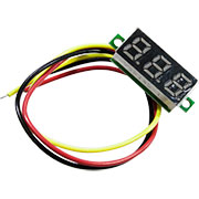 KZY4094, Вольтметр цифровой 0.28-3, 0-100VDC красный