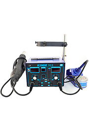 ELEMENT 912, станция паяльная термовоздушная 730Вт + паяльник 75Вт