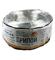 Припой ПОС61 ПРВ 1.0мм бухта 1кг