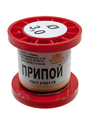 Припой ПОС61 ПРВ 3.0мм катушка  50г