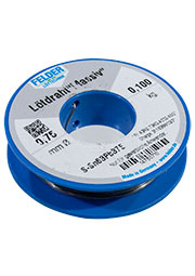 Sn63Pb37 прв "Massiv" (0.75мм), Припой олово-свинец, катушка 100гр