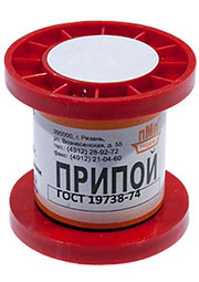 Припой ПОСК50-18 ПРВ 3.0мм катушка 50г