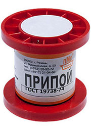 Припой ПОССУ30-05 ПРВ 1.5мм  катушка   50г