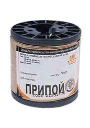 Припой ПОССУ30-05 ПРВ 1.5мм катушка 1кг