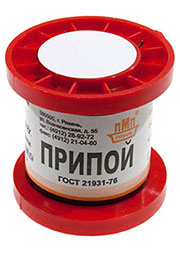 Припой ПОССУ40-05 ПРВ 0.8мм катушка 100г