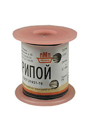 Припой ПОС61 ТР 1.0мм катушка 100г