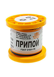 Припой ПОССУ30-05 ТР 2.0мм  катушка 100г