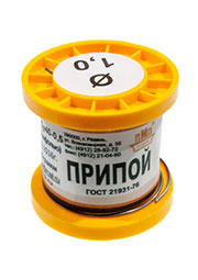 Припой ПОССУ40-05 ТР 1.0мм катушка 100г