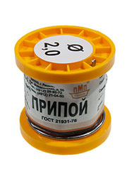 Припой ПОССУ40-05 ТР 2.0мм катушка 100г