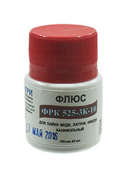ФРК525-3К-10 25МЛ, флюс ROM0 WS среднеактивный банка 25мл