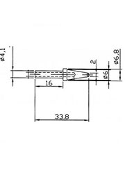 Жало для паяльника ZD N4-4 (ZD-982), Long Life