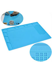 S-140 35x25, силиконовый коврик для пайки 35x25см термостойкий (500С)