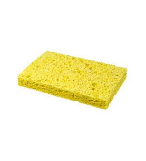 ГУБКА ДЛЯ ОЧИСТКИ ПАЯЛЬНЫХ ЖАЛ ЖЕЛТАЯ 80Х52Х10