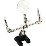 608-391A, Держатель плат "третья рука" с лупой х2.5