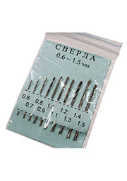 Набор сверл (0.60-1.50) 10шт
