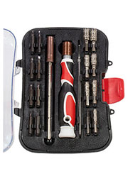 6096A, отвертка с насадками 19 предметов