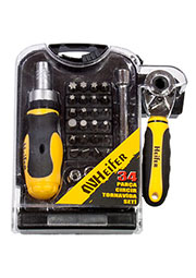 Heifer, отвертка трещетка 34 насадки