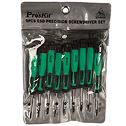 SD-0839, Набор отверток прецизионных, антистатических  (9 шт)