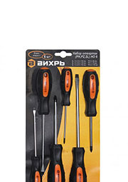 Набор отвёрток 6 шт, PH, PZ, SL НО
