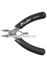 1PK-501A, Кусачки прямые мини (медь до 1.3мм, 90мм, пружина)