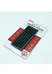 Стержни клеевые 7мм,100мм, 6шт/уп, зелен, 09-1018