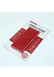 Стержни клеевые 7мм,100мм, 6шт/уп, красн, 09-1019