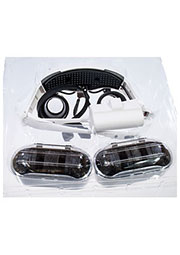 9892G-3A, очки с подсветкой и насадками 10х/15х/20х/25х бинокулярные