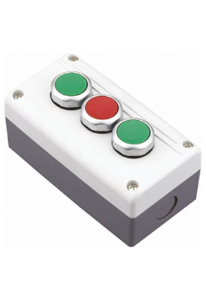 587077, Кнопочный пост NPH1-3005, 1НО+1НЗ +сигн.лампа, АС/DC24В