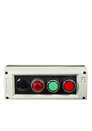 PK31S, PK31S пост 3-кнопочный черно-серый со световым индикатором (А220*6)