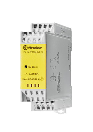 7S.12.9.024.5110PAS, Модульное реле безопасности (реле с принудительным управлением контактами); 1NO